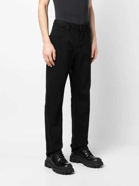 Blugi drepti DSQUARED2 Black Bull Dark Washed Stretch Denim 642 Fit Jeans 19Cm Black Barbati (BM 19247789) 3