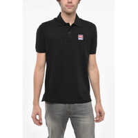 Tricouri Polo Hopsack Cotton Blend Smith Polo With Logo Patch Barbati