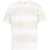 MSGM Crew-Neck Cotton Jersey T-Shirt With Mesh Details White