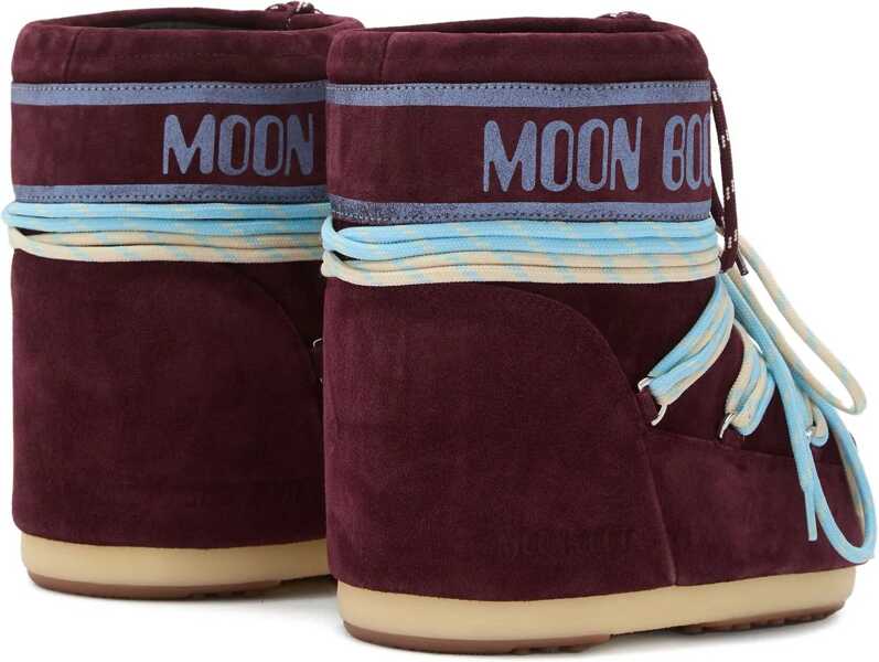 Bocanci casual Moon Boot Icon Low suede Boots BURGUNDY Femei (BM 19247936) 3