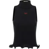 Topuri Sleeveless Virgin Wool Top Femei