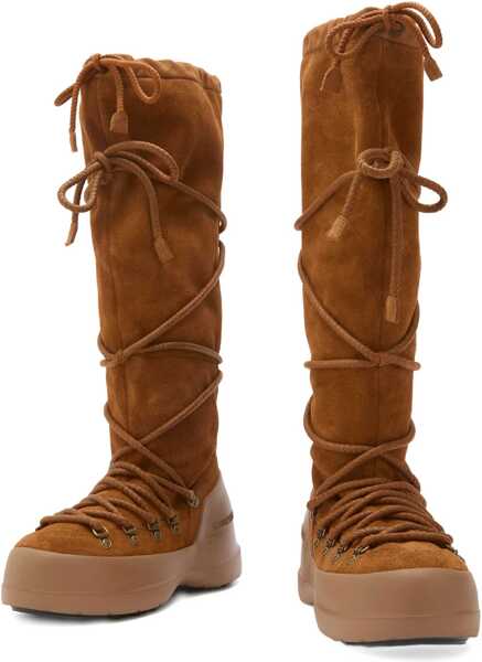 Bocanci casual Moon Boot Luna Extra suede Boots COGNAC Femei (BM 19247981) 2