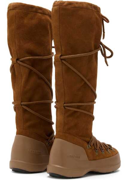 Bocanci casual Moon Boot Luna Extra suede Boots COGNAC Femei (BM 19247981) 3