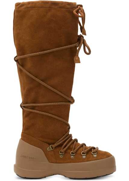 Bocanci casual Moon Boot Luna Extra suede Boots COGNAC Femei (BM 19247981) 1