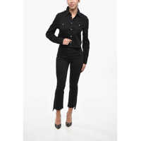 Camasi de blugi Dama - Camasi de blugi DSQUARED2 Stretch Denim Cropped Fit Western Shirt Black Femei (BM 19248104) - B-mall.ro