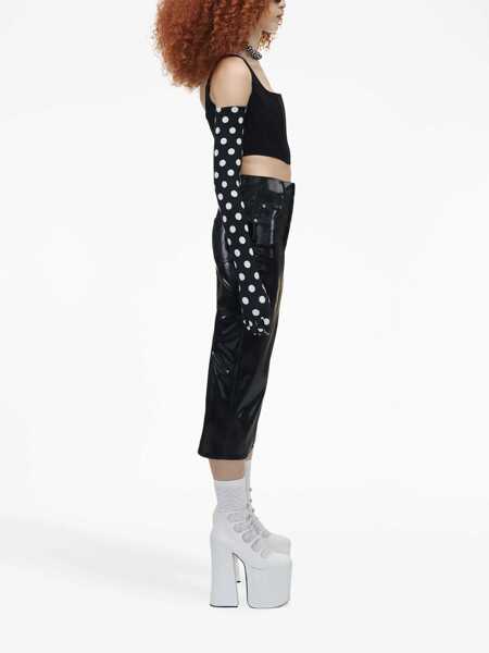 Bluze Marc Jacobs Cotton Gabardine Cropped Bustier Top Black Femei (BM 19248116) 3