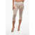DSQUARED2 Cropped Skinny Pants With Side Zip White