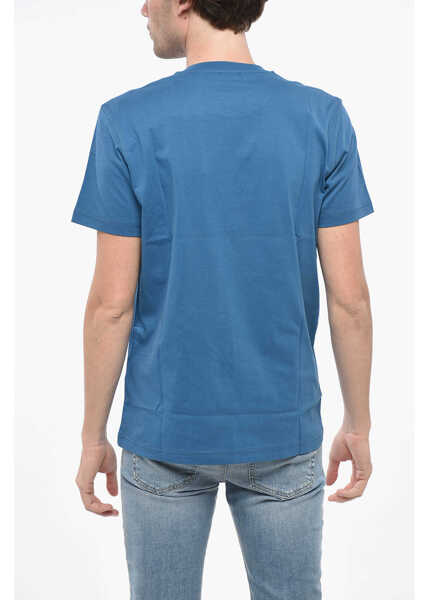 Tricouri Diesel Crew Neck Diegor78 T-Shirt With Embossed Print Light Blue Barbati (BM 19248152) 2