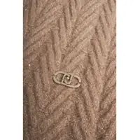 Esarfe Dama - Esarfe Liu Jo Scarf with Lurex inserts Beige Femei (BM 19248278) - B-mall.ro