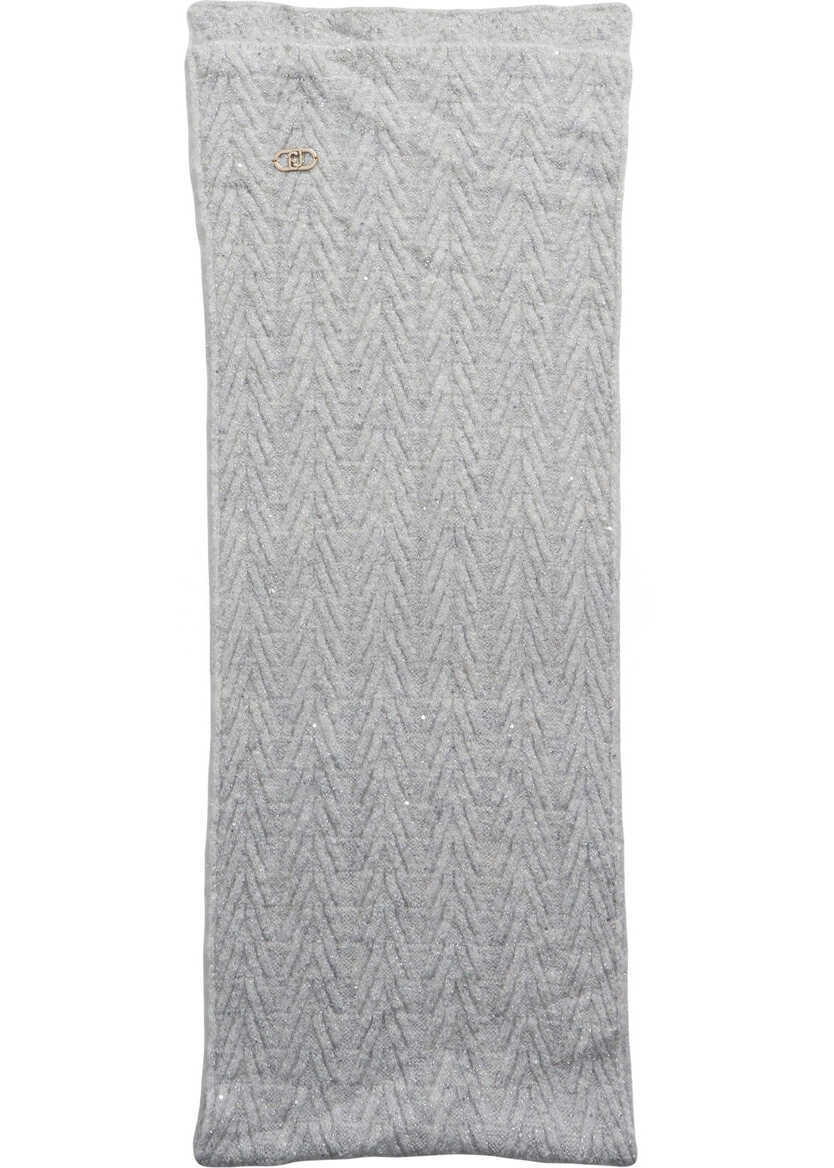 Esarfe Liu Jo Scarf with Lurex inserts Grey Femei (BM 19248278) 1