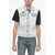 DSQUARED2 Sleeveless Destroyed Denim Jacket Blue