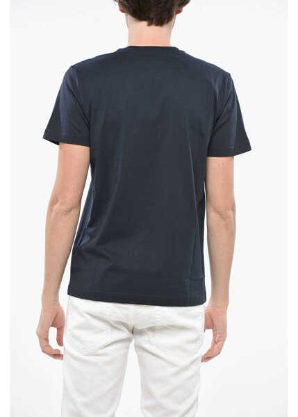 Tricouri Diesel Crew Neck Diegos T-Shirt With Logo Patch Blue Barbati (BM 19248290) 2