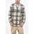 DSQUARED2 Check Brushed Cotton Coach Overshirt Multicolor