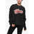 DSQUARED2 Fleeced Cotton Cool Fit Crew-Neck Sweatshirt Black