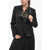 C&eacute;line Mohair Blend Slim Fit Blazer With Satin Lapel Black