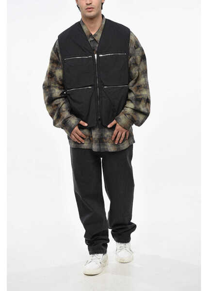 Jachete LEMAIRE Sleeveless Utility Jacket Black Barbati (BM 19248362) 4