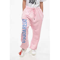 Pantaloni de trening Brushed Cotton L.a.fit Joggers With Maxi Printed Logo Femei