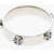 Tory Burch Silver-Effect Miller Ring With Studs Monogram Silver