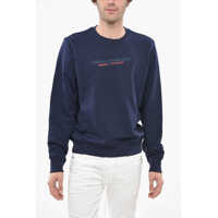 Bluze de trening Brushed Cotton Industry Crew Neck Sweatshirt With Embossed P Barbati