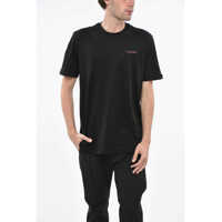 Tricouri Cotton Slim Fit T-Shirt With Printed Logo Barbati