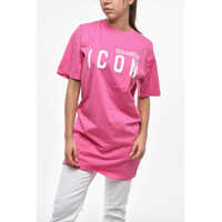 Rochii scurte Icon Cotton Easy Tee Dress With Print Femei