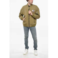 Bomber jacket pentru Barbati - Bomber jacket DSQUARED2 Padded Cyprus Bomber With Fur Neck Green Barbati (BM 19248536) - B-mall.ro
