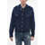DSQUARED2 Knittet Jacket With Logoed Buttons Blue