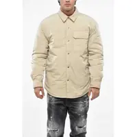 Jachete Nylon Padded Overshirt With Breast Pocket Barbati