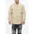 HELMUT LANG Nylon Padded Overshirt With Breast Pocket Beige