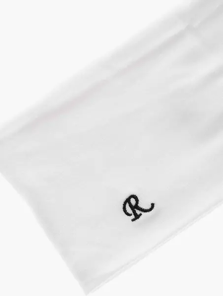 Fulare Raf Simons Solid Color Stretch Neckband White Barbati (BM 19248575) 2