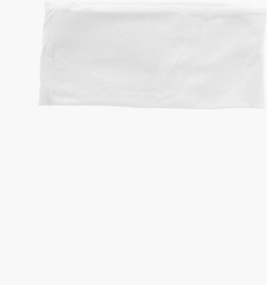 Fulare Raf Simons Solid Color Stretch Neckband White Barbati (BM 19248575) 3