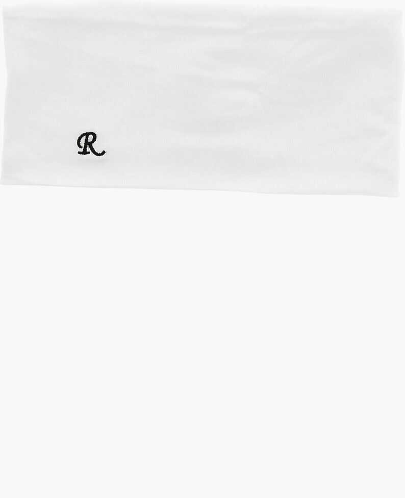 Fulare Raf Simons Solid Color Stretch Neckband White Barbati (BM 19248575) 1