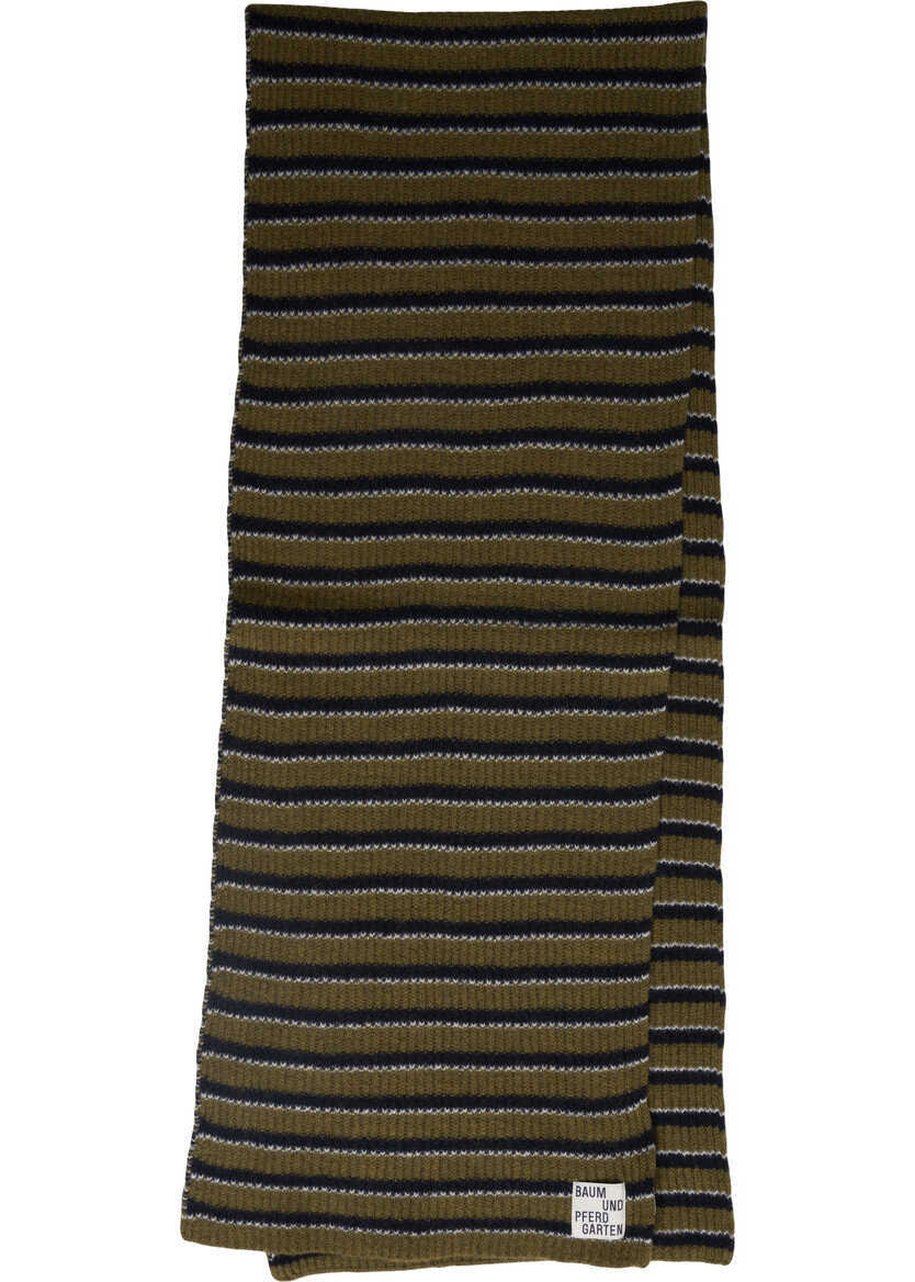 Esarfe Baum und Pferdgarten Striped scarf Leora Green Femei (BM 19248662) 1