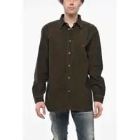 Camasi casual Red Tag Corduroy Shirt With Snap Buttons Barbati