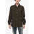 Diesel Red Tag Corduroy Shirt With Snap Buttons Brown