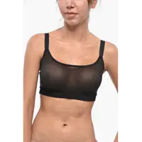 Sutiene Sheer Bra With Velvet Honey Detail Femei