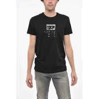 Tricouri Crew Neck T-Shirt With Ton Sur Ton Logo Barbati