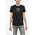 Diesel Crew Neck T-Shirt With Ton Sur Ton Logo Black