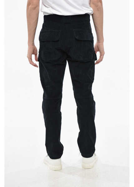 Pantaloni casual Diesel Corduroy Argy Cargo Pants Black Barbati (BM 19248722) 2