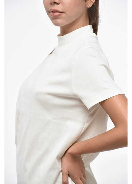 Tricouri A.P.C. Solid Color Caroll T-Shirt With Tone On Tone Logo White Femei (BM 19248758) 2