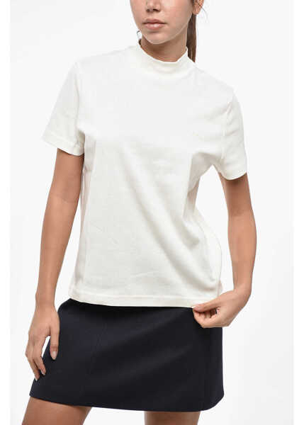 Tricouri A.P.C. Solid Color Caroll T-Shirt With Tone On Tone Logo White Femei (BM 19248758) 1