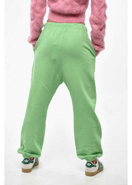 Pantaloni de trening DSQUARED2 Fleeced-Cotton V-Icon L.a. Joggers With Side Logo Green Femei (BM 19248857) 3