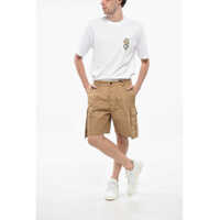 Pantaloni scurti pentru Barbati - Pantaloni scurti DSQUARED2 Solid Color Boxer Cargo Shorts With Belt Loops Beige Barbati (BM 19248860) - B-mall.ro