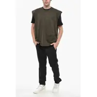 Pulovere casual pentru Barbati - Pulovere casual DSQUARED2 Virgin Wool Crew-Neck Vest With Pocket Green Barbati (BM 19248881) - B-mall.ro