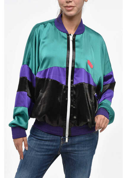 Bluze de trening DSQUARED2 Color Block Satin 80S Track Sweatshirt Multicolor Femei (BM 19248884) 1