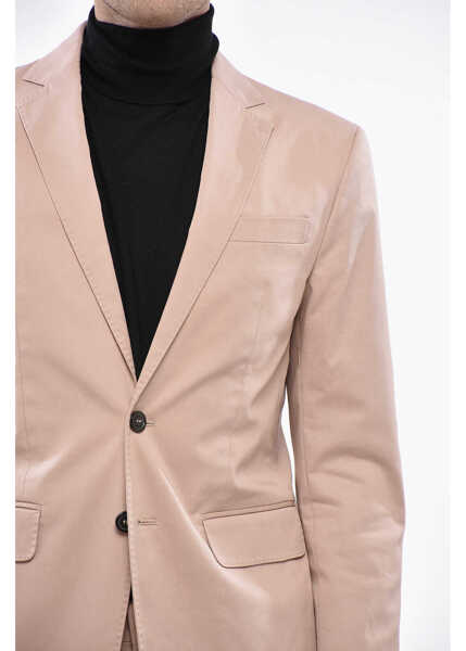Costume DSQUARED2 Cotton Paris Side Vents 2-Button Suit Pink Barbati (BM 19248899) 3