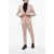 DSQUARED2 Cotton Paris Side Vents 2-Button Suit Pink