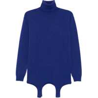 Pulovere Saint Laurent Cashmere Turtleneck Sweater With Garter Strap