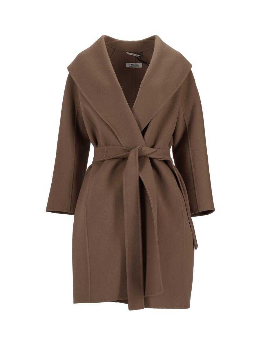 Geci Max Mara S Max Mara Cappotto Brown Femei (BM 19249098) 1