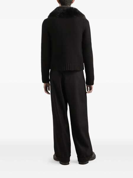 Pantaloni Dolce & Gabbana Black Pants With Belt Loops And Cuffed Hem In Wool Man Black Barbati (BM 19249242) 3